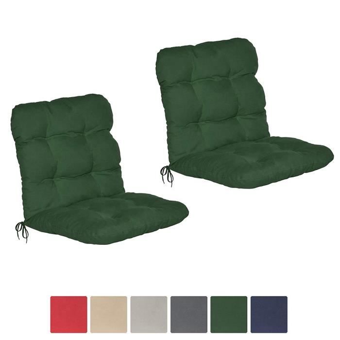 avec remplissage de noyau en éponge antidérapant Coussin de chaise de jardin à dossier haut coussin de chaise de douceur durable Coussin de chaise de jardin avec remplissage de noyau en éponge antidérapant Coussin de chaise de jardin à dossier haut coussin de chaise de douceur durable Coussin de chaise de jardin