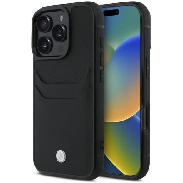 Étui de protection - CG MOBILE - BMHCP16X22RSEPK - iPhone 16 Pro Max - Cuir naturel - Design minimaliste