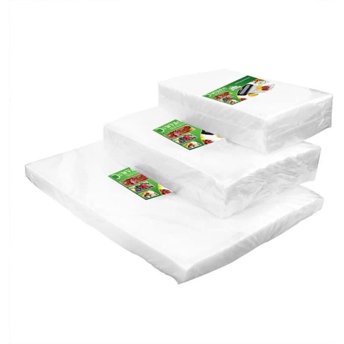 Lot 150 Sacs Sous Vide O2frepak - 15x25cm 20x30cm 28x40cm (50 De Chaque) - Compatibles Machine Sous Vide