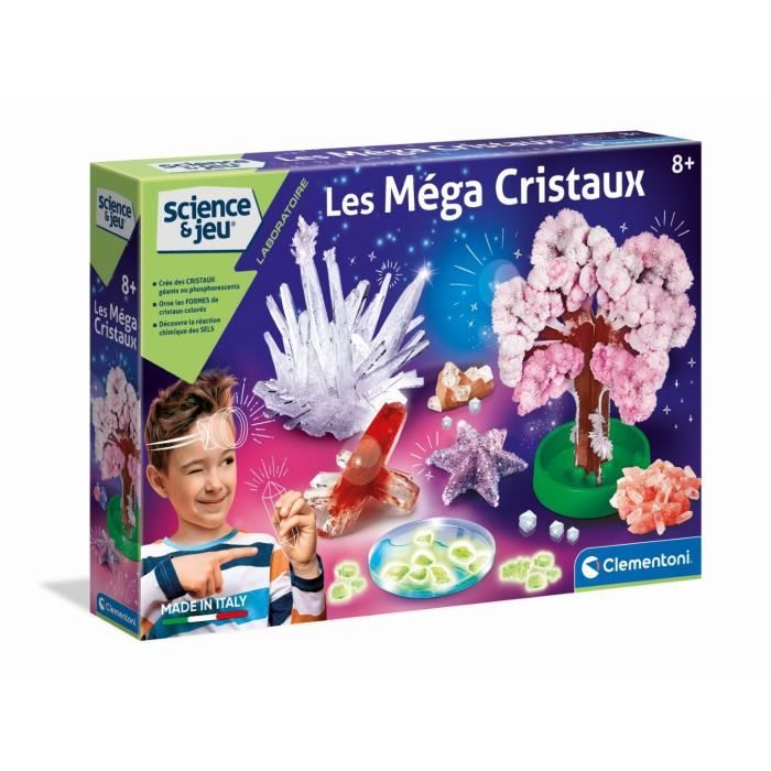 Les méga cristaux - Clementoni - Science & Jeu - Jeux Scientifiques