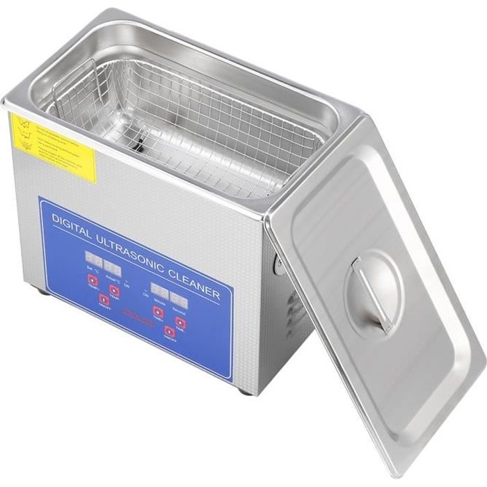 Nettoyeur à Ultrasons ROSETIGER 45000Hz 15W - Pour Bijoux, Lunettes, Montres, Petit Réservoir 450g
