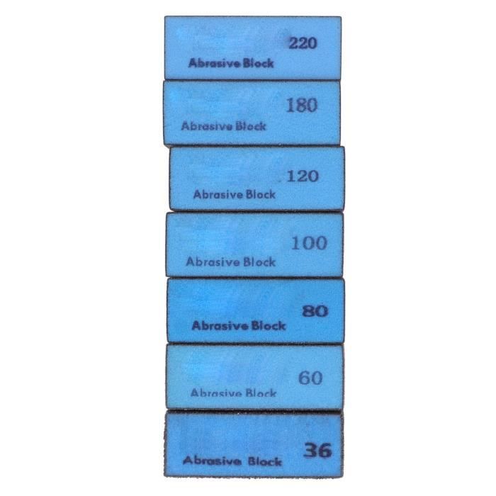 16 Pièces Éponge De Ponçage Cale A Poncer Kit Polissage Grain