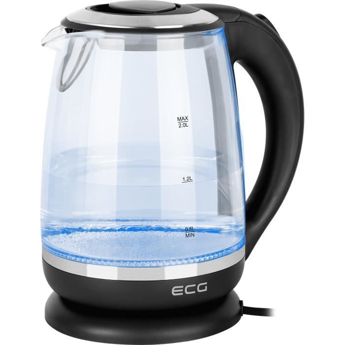Bouilloire Électrique - ECG - RK 2080 Glass - 20 L - Verre - 1850–2200 W