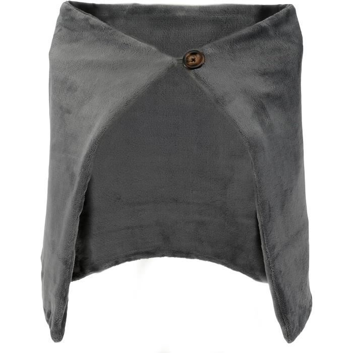 Couverture Chauffante électrique 120x60 Cm - Polaire Premium, 2 Réglages, Arrêt Automatique - Lavable Machine 40°C - Économique (3p/h) - 7