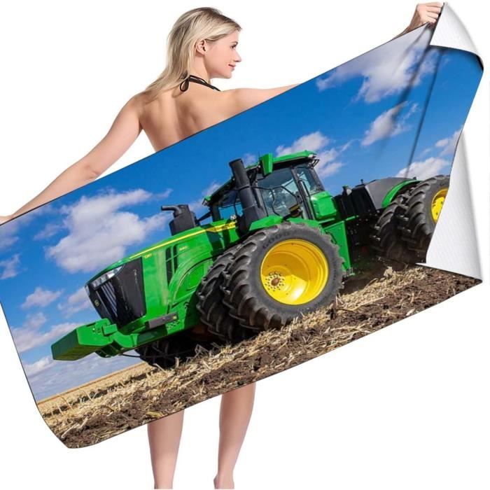 Tracteur Serviette De Plage En Microfibre, Serviette De Plage Tracteur Serviette De Plage En Microfibre, Serviette De Plage