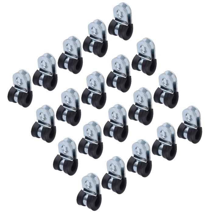 Fafeicy Serre-câbles Colliers De Serrage En Acier Inoxydable 304, Collier De Serrage De Type R