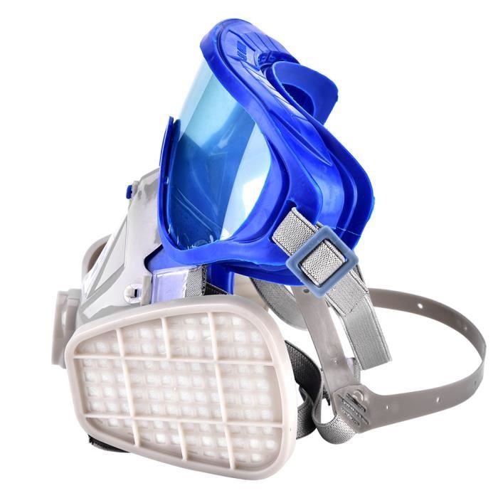 Masque Respiratoire Faburo Complet - Avec 10 Filtres Rechange + Gants | Protection Peinture, Poussière
