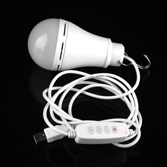Ampoule LED Rechargeable 'urgence Ampoule USB Lecture à Domicile Pour