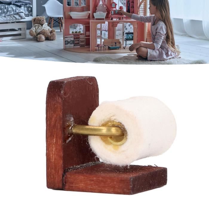 Porte de poupée - OMABETA - Maison de poupée miniature 1:12 - Bois non toxique - Design creux - 19,5x13,6 cm - Jeux - Jouets