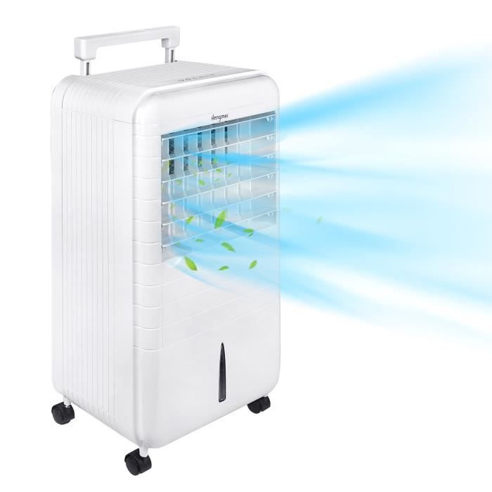 Rafraîchisseur D’air Portable Pesmory – Silencieux, 3 Vitesses, Rechargeable – Pour Bureau, Chambre, Intérieur - 9