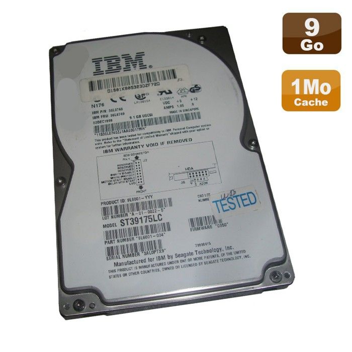 IBM ST39175LC 9.1 Go - vue 2