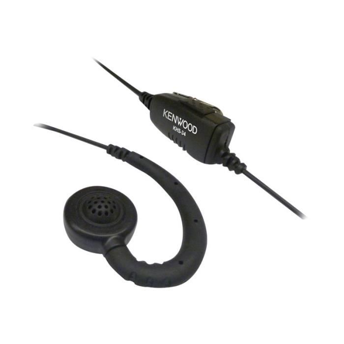Kenwood KHS 34 C Ring Headset Casque sur oreille montage sur 'oreille jack 3 5mm