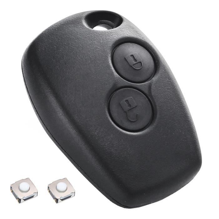 Coque Clé Plip Pour Renault Dacia Sandero Duster Lodgy Logan Dokker Clio Twingo Master Kangoo Trafic Modus Wind+2Switchs [LAKAMODO®]