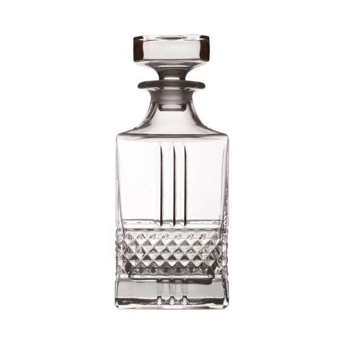 Carafe à Whisky En Cristal Baccarat – Motif Cœurs Et Croix – Avec Boîte Cadeau