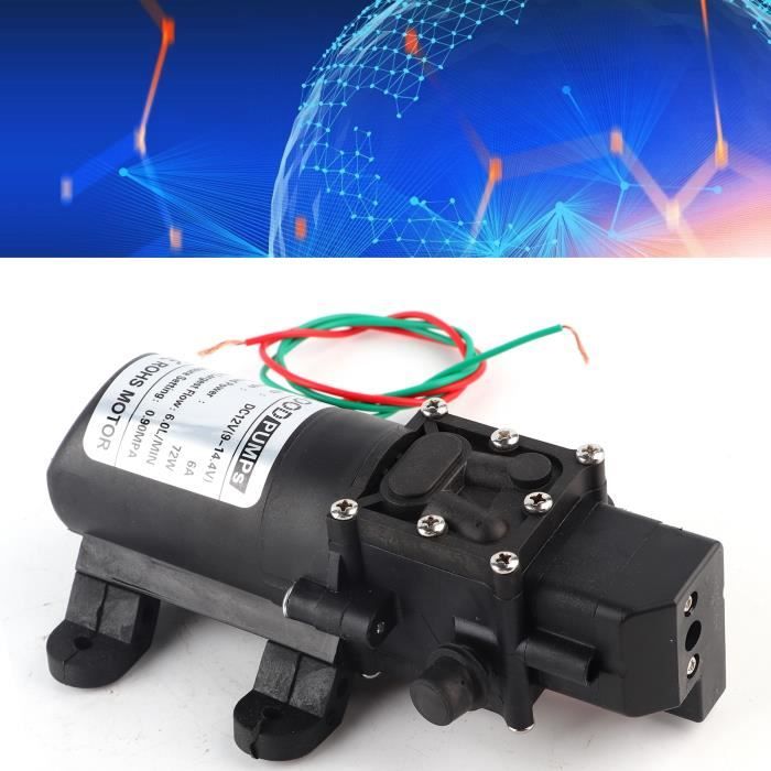 Pompe à Diaphragme Boxwizard - 6L/min - 12V 72W - Auto-amorçante - Pour Lavage Voiture Ou Agricole