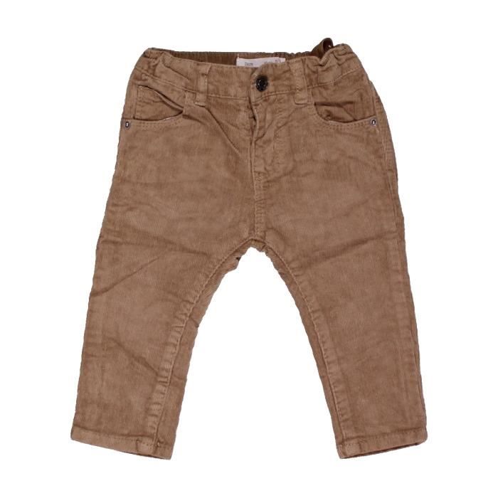 Pantalon bébé garçon ZARA 9 mois marron hiver - vêtement bébé #1026647  Marron Marron - Cdiscount Prêt-à-Porter