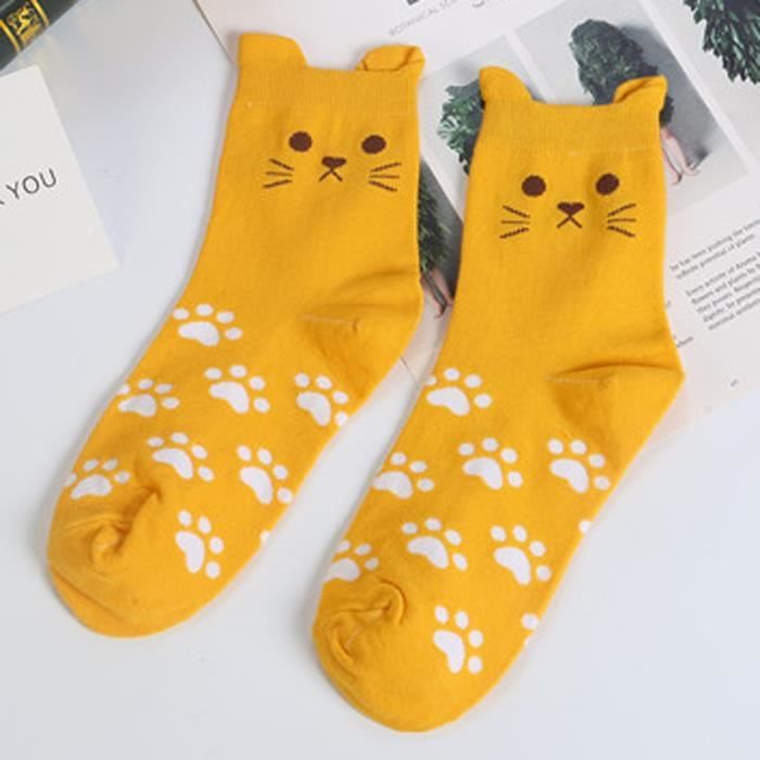 Jaune 1 Paire De Chaussette En Coton Chat Mignon Socquette Pour Femme Fille Jaune Achat Vente Chaussettes Cdiscount Jaune 1 Paire De Chaussette En Coton Chat Mignon Socquette Pour Femme Fille Jaune Achat Vente Chaussettes Cdiscount