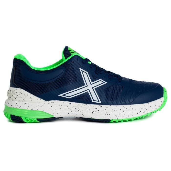 Munich Basket Homme - MUNICH Hydra - Bleu - Lacets - Plat - Taille 45 EU