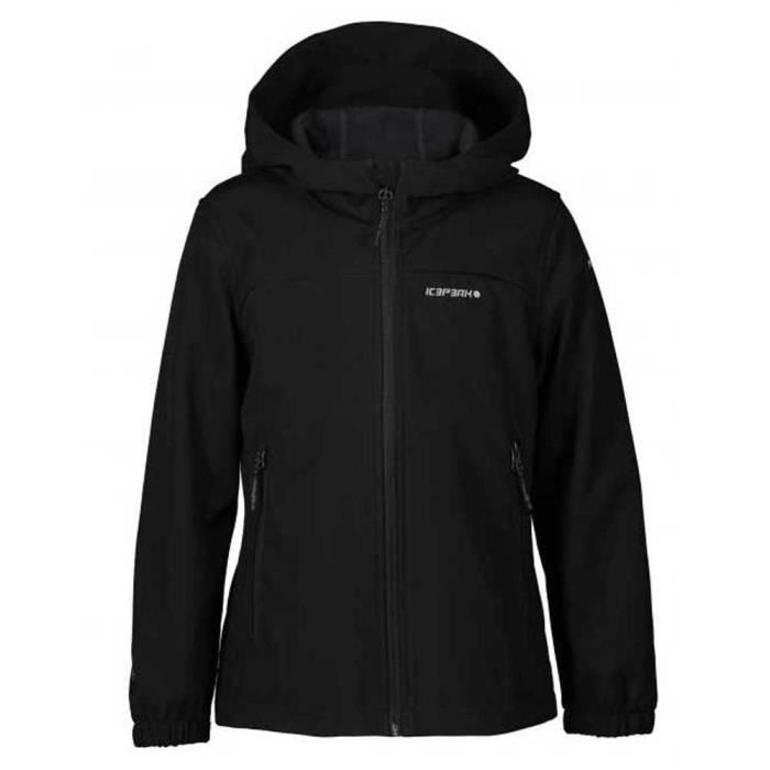 Veste Softshell Icepeak KOBRYN JR pour fille - Noir - Sports dhiver - Respirant