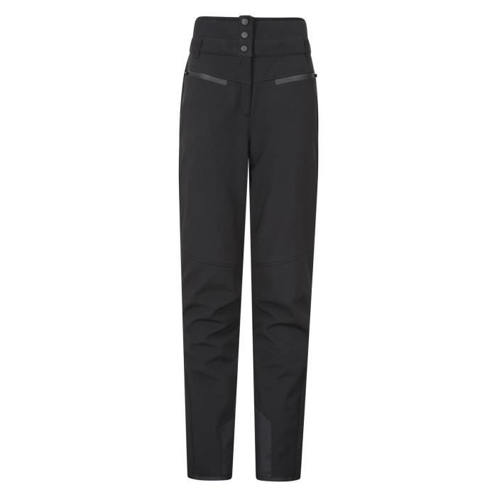 mountain warehouse avalanche pantalon de ski taille haute femme - coupe ajustée