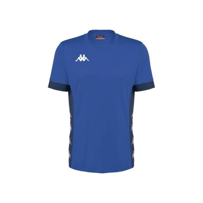 T-shirt enfant Kappa Dervio - Football - Bleu/bleu cobalt - Manches courtes - Respirant - Multisport T-shirt enfant Kappa Dervio - Football - Bleu/bleu cobalt - Manches courtes - Respirant - Multisport