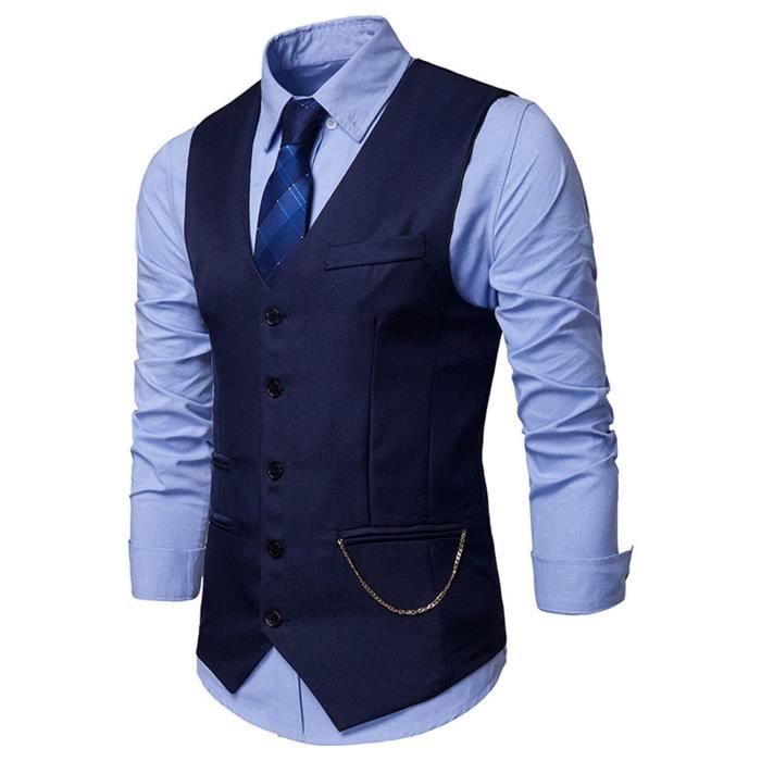 Gilet Homme Sans Manches Col V