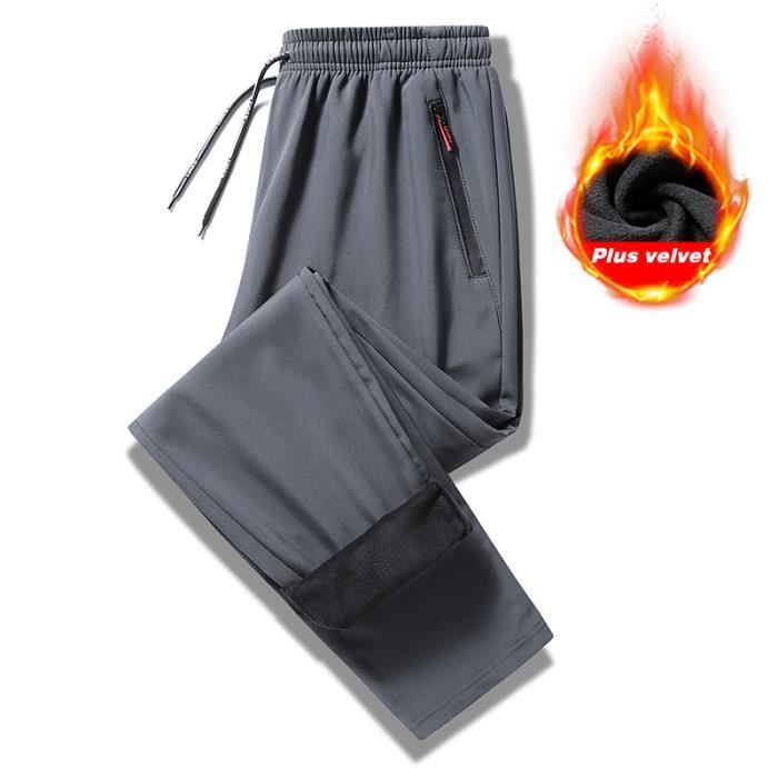 Pantalon Homme New Era TIP OFF FLC TRACK PASSANTS - Couleur Grise, Taille L, Neuf Avec étiquettes