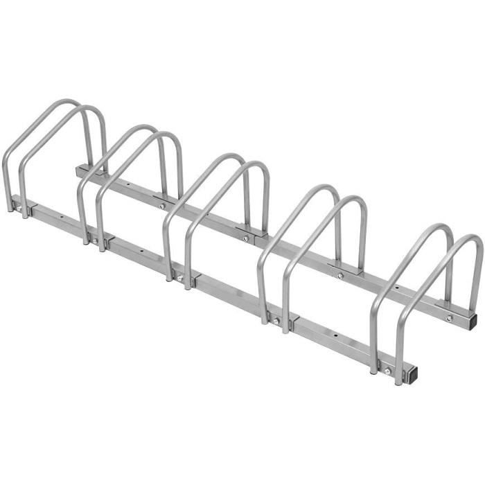 Support Vélo Pour 4 Vélos Daromigo – Acier Galvanisé, Pour Pneus Jusqu’à 55 Mm De Large, Fixation Murale Ou Sol - 10