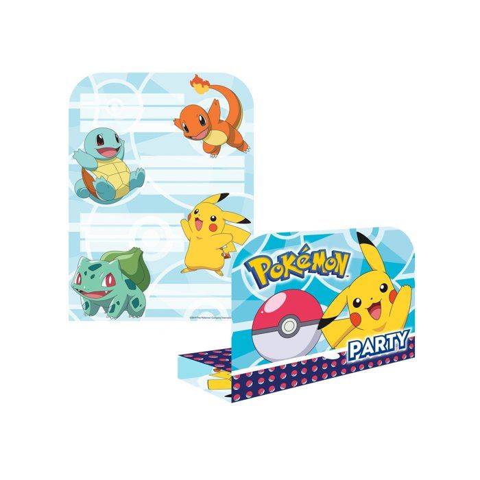 Enveloppes Pokemon Aller Fete D Anniversaire Invitations Pokemon Pokemon Go X 10 Cartes Maison Cartes De Voeux Papeterie