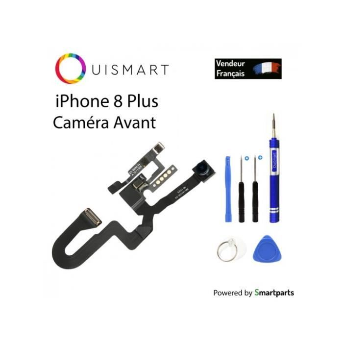 NAPPE CAMERA AVANT FACETIME CAPTEUR PROXIMITÉ MICRO D'AMBIANCE IPHONE 8 PLUS - Foto 9