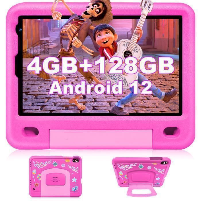 Tablette Enfants – Non spécifié – 8 Pouces – Android 12 – 4Go RAM – 128Go ROM – Rose