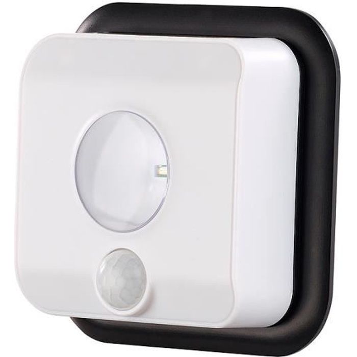 Applique murale LED sans fil int./ext. avec détecteur de mouvement - PEARL - Blanc - LED Cree 3W - Autonomie 16h Applique murale LED sans fil int./ext. avec détecteur de mouvement - PEARL - Blanc - LED Cree 3W - Autonomie 16h