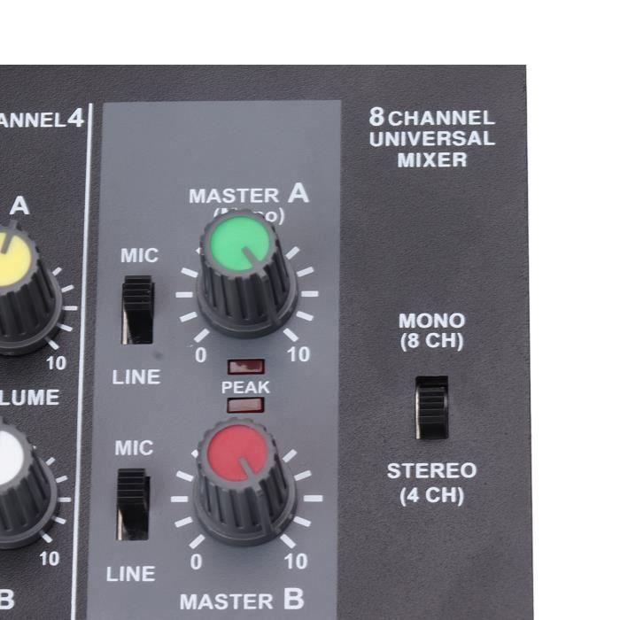 TM400 Mini Mélangeur Audio Stéréo 4 Canaux – 1 Entrée 4 Sorties Passif, Faible Bruit Pour Studio Enregistrement Et Mixage