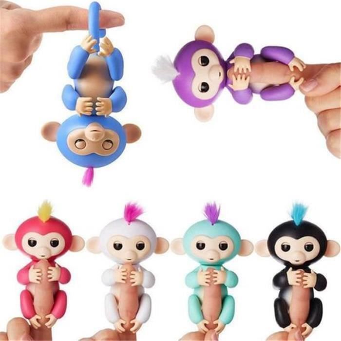 Fingerlings Ouistiti Bebe Singe Interactif De 12cm Jouets A Induction Intelligents Cdiscount Jeux Jouets