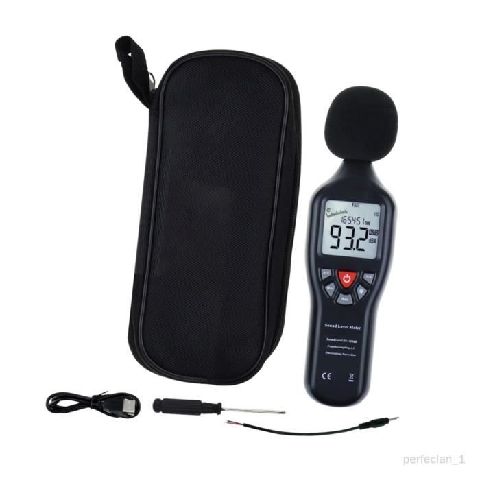 Calibrateur Niveau Sonore Professionnel - Précision ±0.3dB - Sortie 94/114dB - Compatible Microphones 1/2" Et 1"