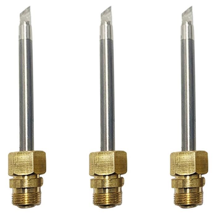 Perfk Lot De 3 Embouts Fer à Souder E10 USB – Pointes Filetées Acier Anti-Rouille – Pour Soudure Précise Sans Fil