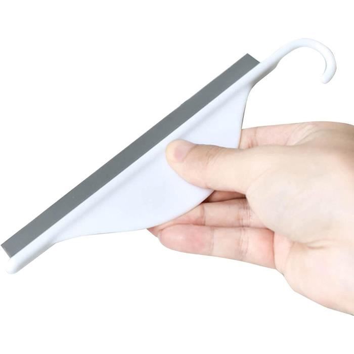 Lot De 2 Raclettes De Douche En Silicone – Largeur 20 Cm | Pour Vitres, Parois De Douche, Miros | Poignée Ergonomique