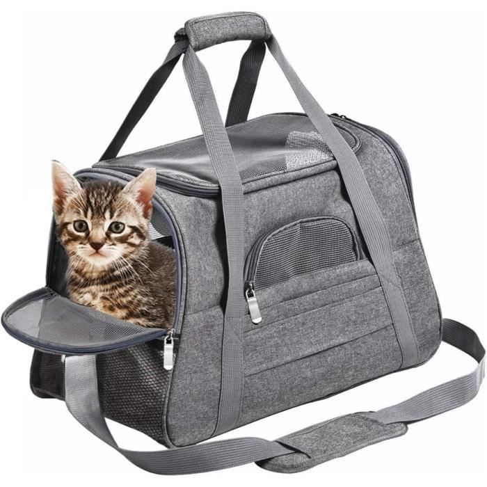 Sac de transport pliable pour chat, chien, rongeurs