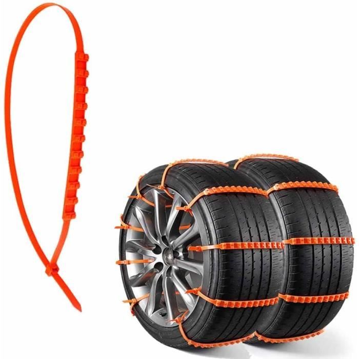 Chaînes à Neige Voiture - Groupe 100, Maillon 9 Mm - Homologuées Onorm V5117 - Faciles à Monter Sans Outils - Lot De 2