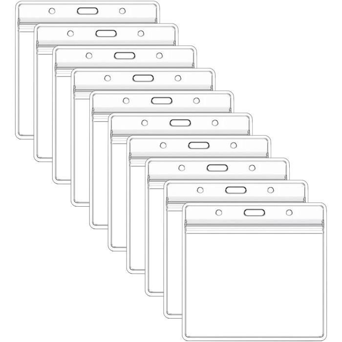 MIFFLIN Porte-badge D'identification En Plastique étanche (transparent