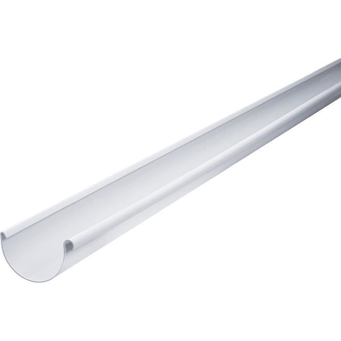 Manchon Gouttière Ronde INEFA PVC 150/100mm - Gris - Made In Germany