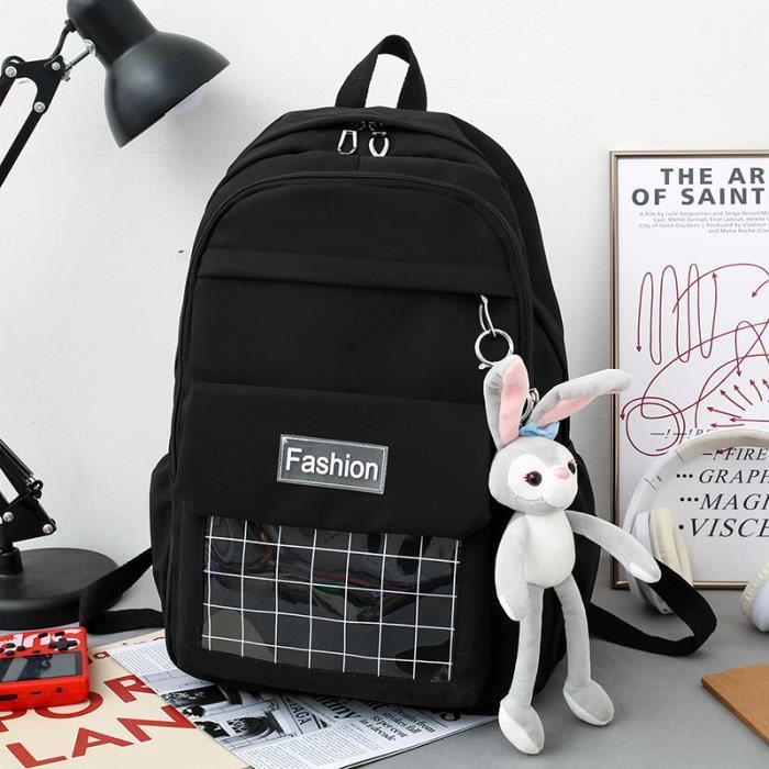Sac à dos mignon pour filles, décontracté pour adolescentes, Kawaii coréen léger pour étudiantes