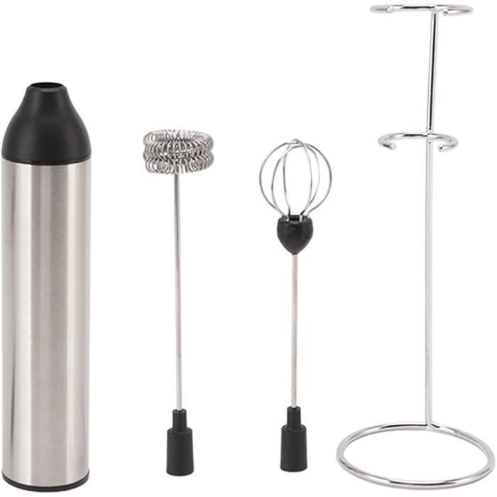 Mousseur à lait, mousseur à café rechargeable USB fouet électrique pour