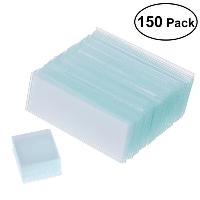 Lames De Microscope - Lot De 50 Lames Vierges + 100 Lamelles 22x22mm - Verre