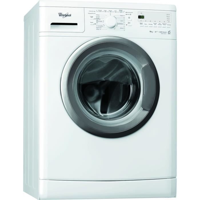 Lave-linge hublot WHIRLPOOL AWOD2928.1 - 9 kg - Classe A++ - 1200