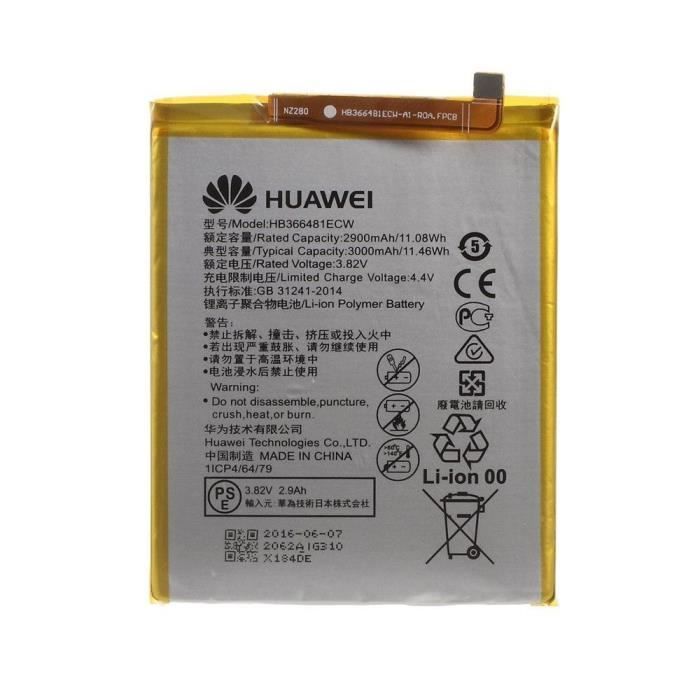 Originale Batterie Huawei HB366481ecw pour Huawei Honor 8 / Honor 8 Dual SIM