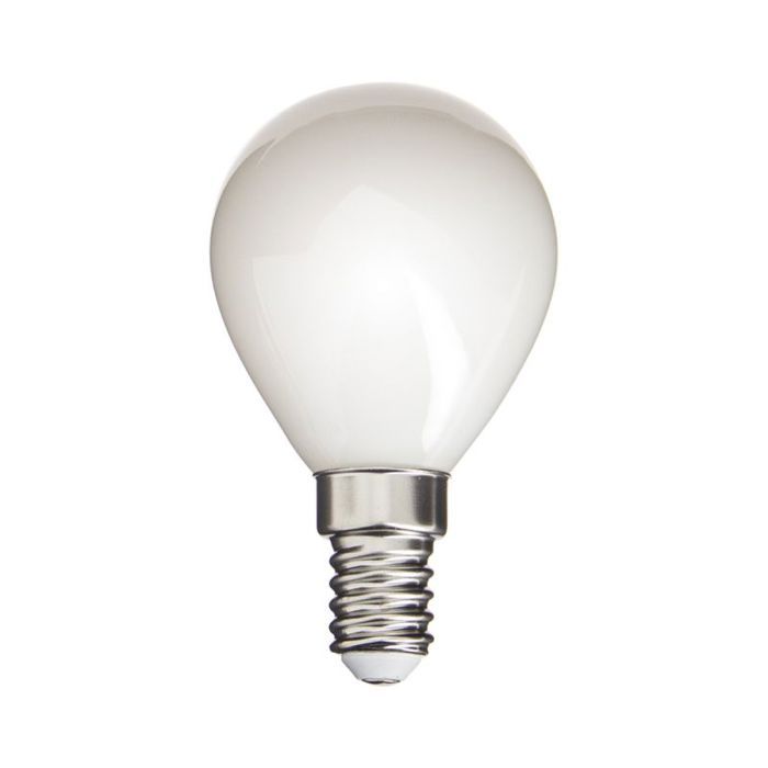 Ampoule Filament LED P45 Opaque dimmable culot E14 470 Lumens Blanc neutre Ampoule Filament LED P45 Opaque dimmable culot E14 470 Lumens Blanc neutre