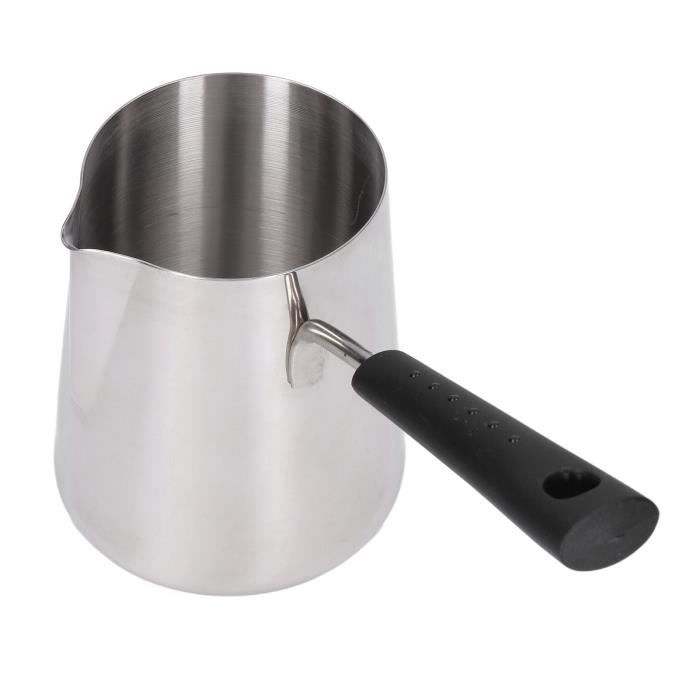 Cafetière Turque, Chauffe-Beurre En Acier Inoxydable 350Ml Mini Chauffe