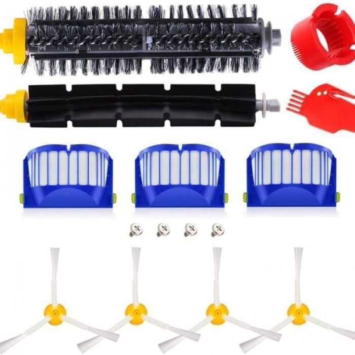 Kit Brosses Pour IRobot Roomba 600 Series - Remplacement Brosse, Filtres, Brosses Latérales