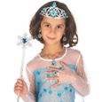 Kit de 6 accessoires princesse bleue fille - Bleu-1
